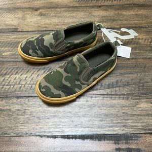 Camo Slip On Canvas Sneakers
